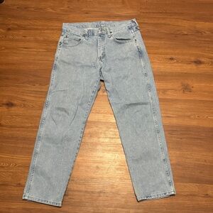 Wrangler Men's Light Blue Straight Jeans